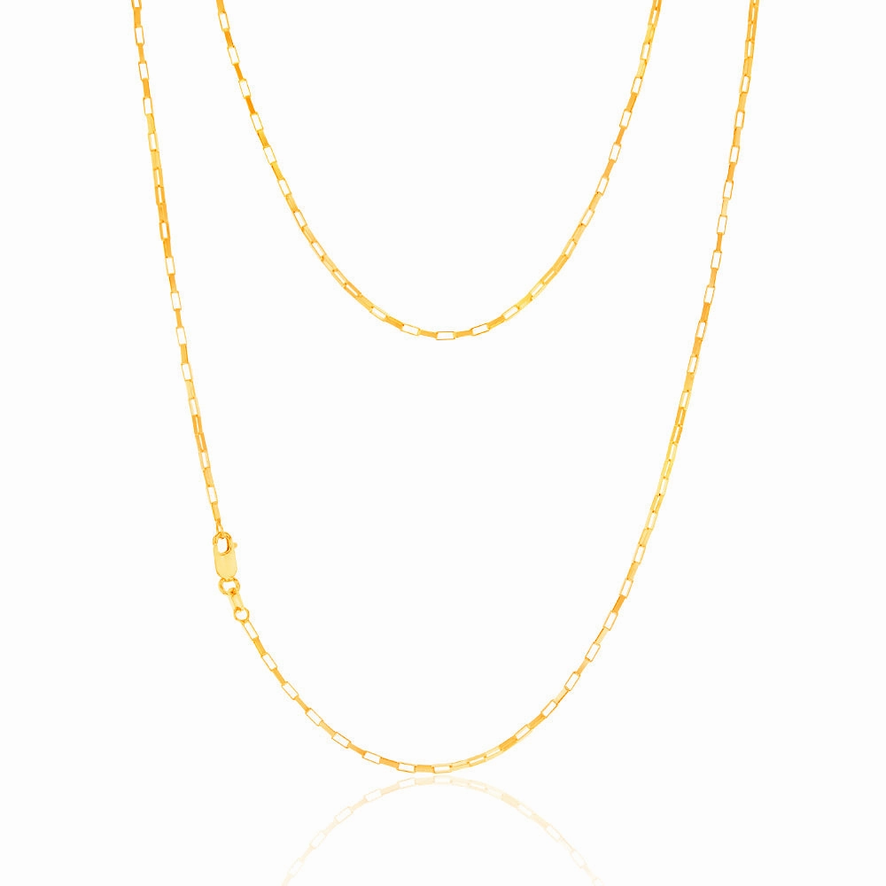 9ct Yellow Gold Fancy 26 Gauge 50cm Chain