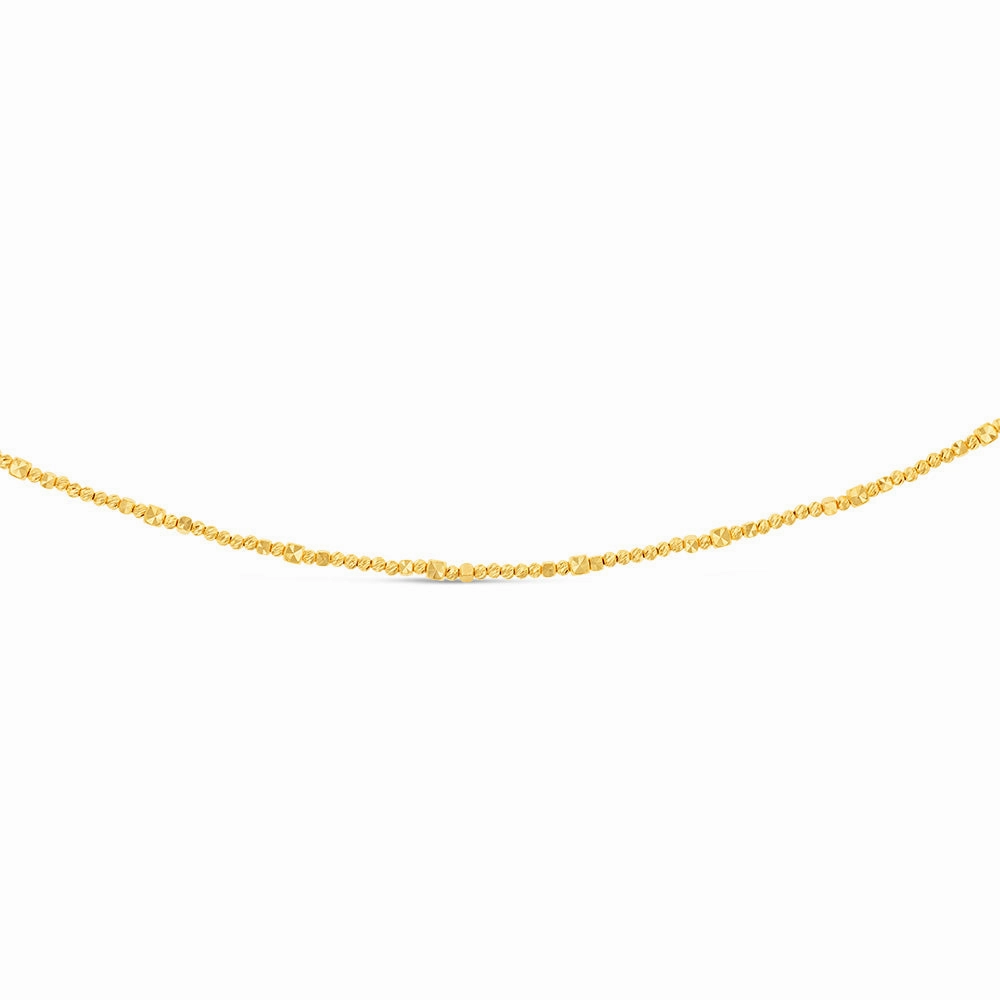 9ct Yellow Gold Fancy 45cm Chain