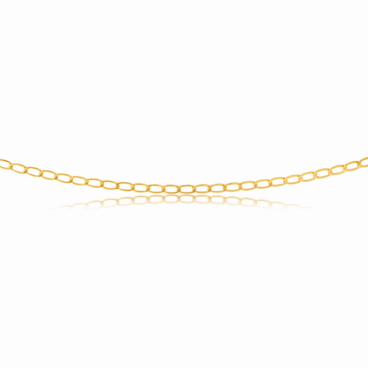 9ct Yellow Gold Filled 50cm Curb Chain