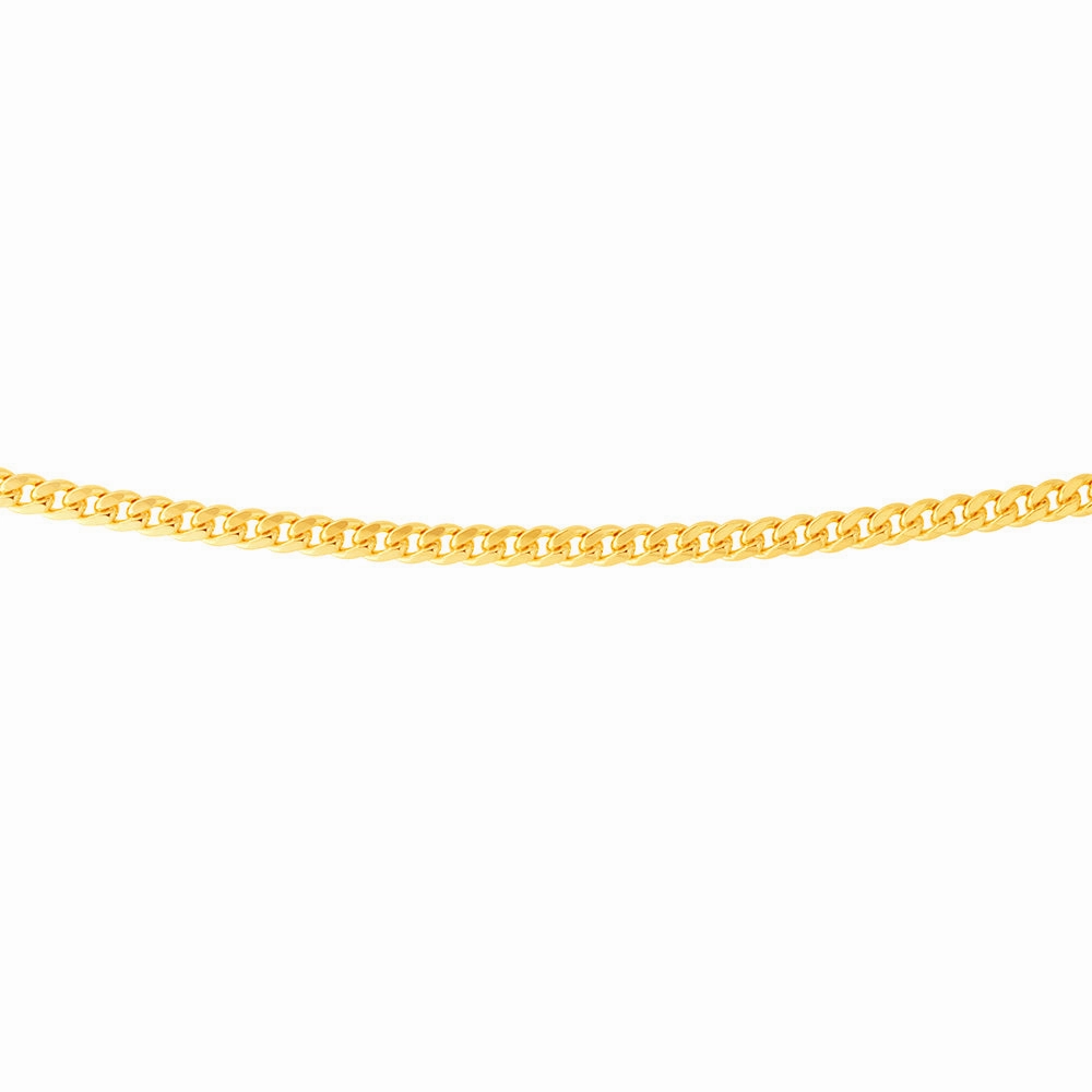 9ct Yellow Gold Filled 50cm Curb Chain