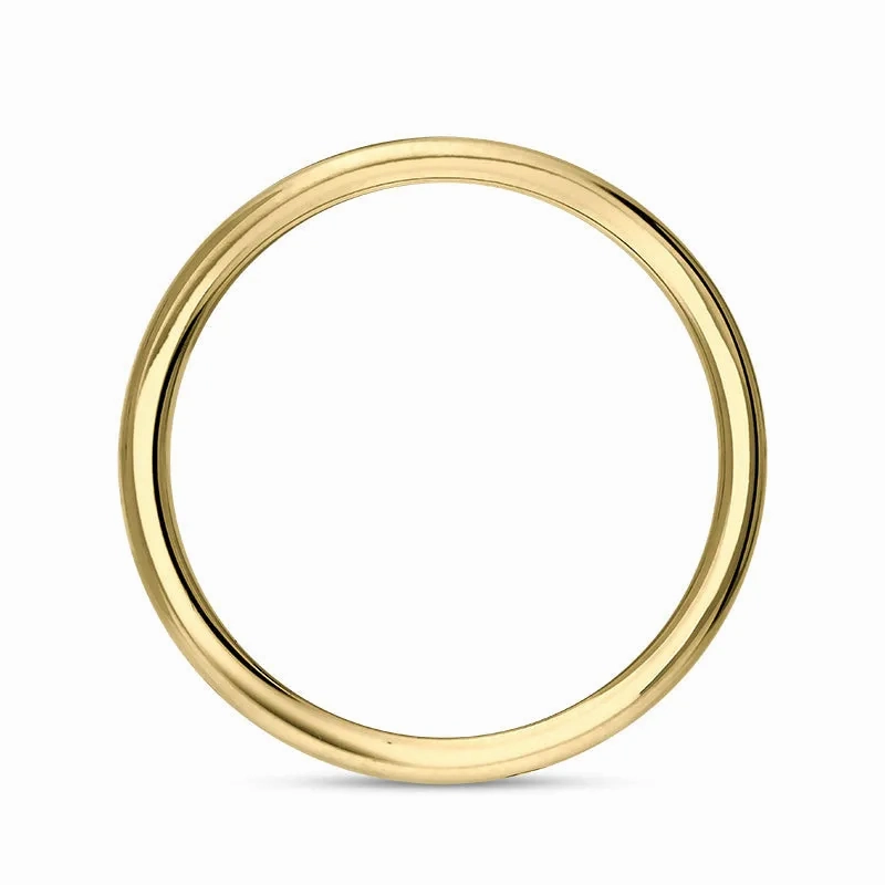 9ct Yellow Gold Whitby Jet Queen's Jubilee Hallmark 6mm Ring D