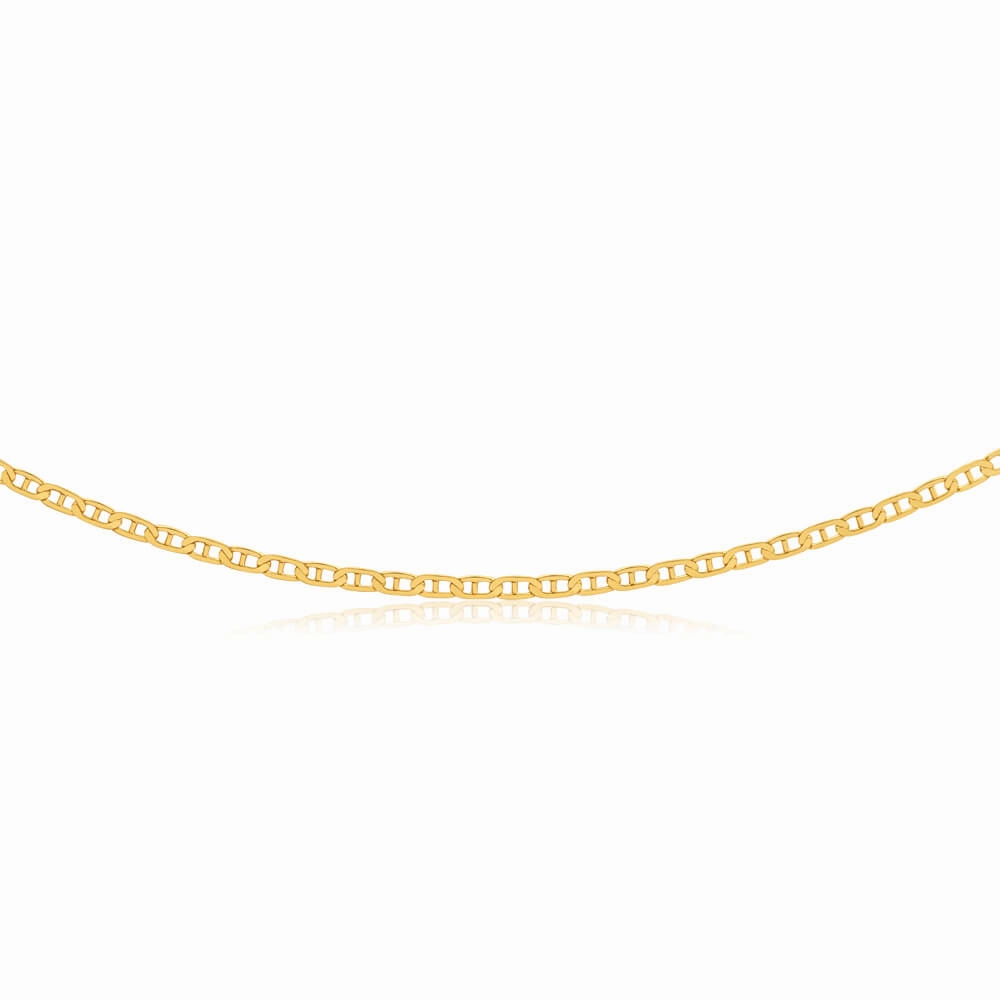 9ct Yellow Solid Gold Anchor Chain