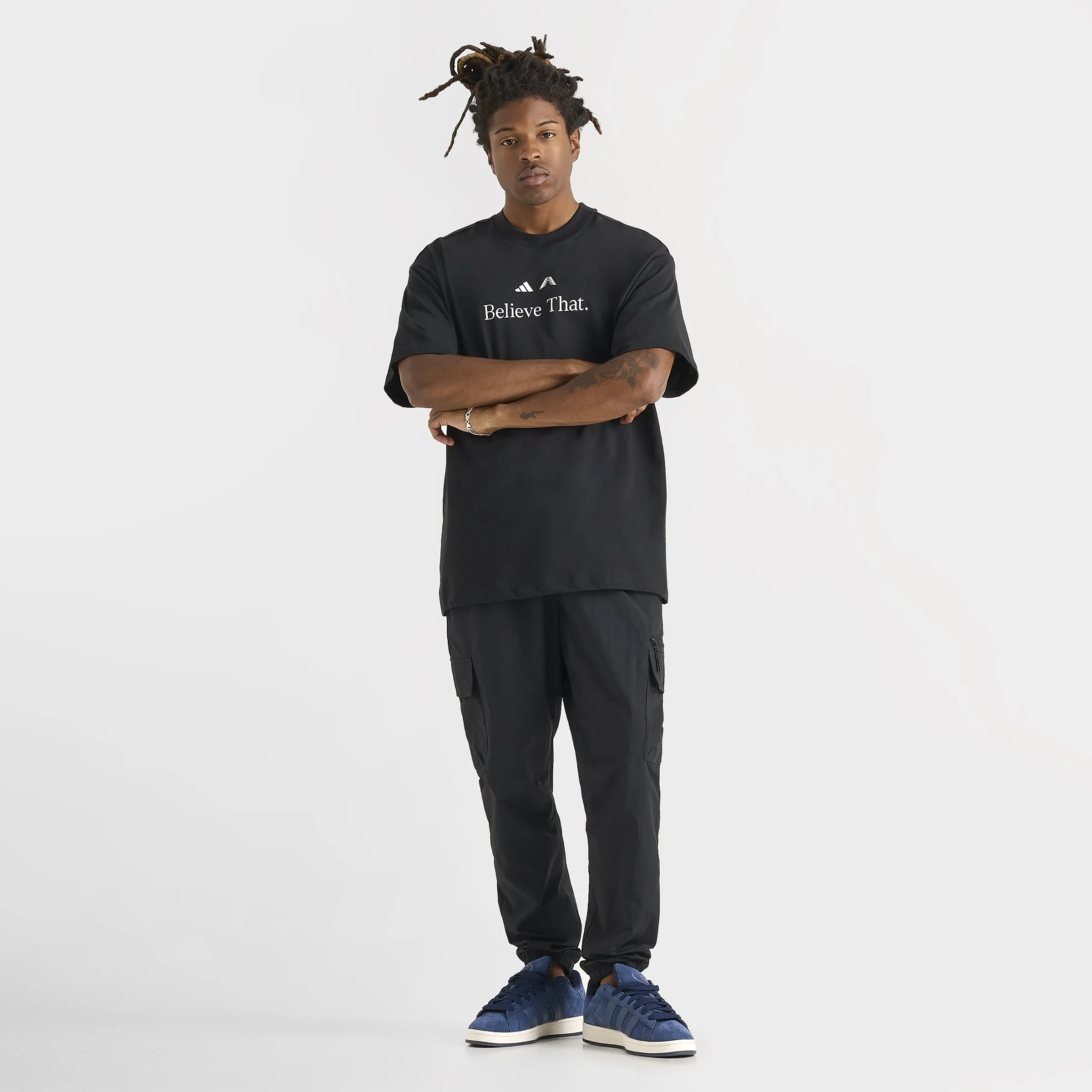 Adidas Adidas Anthony Edwards Believe That T-Shirt / Black