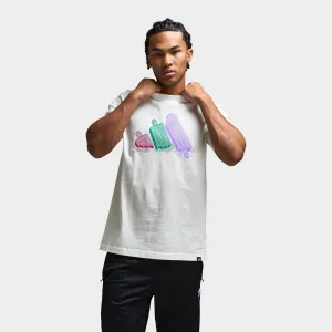 Adidas Adidas Lounge Ice Graphic T-Shirt / White