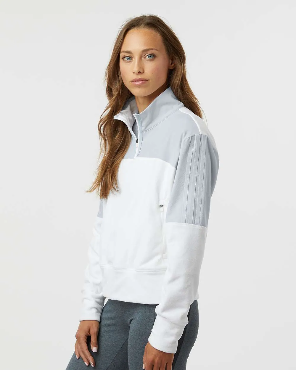 Adidas adidas - Women's Fleece Quarter-Zip Pullover