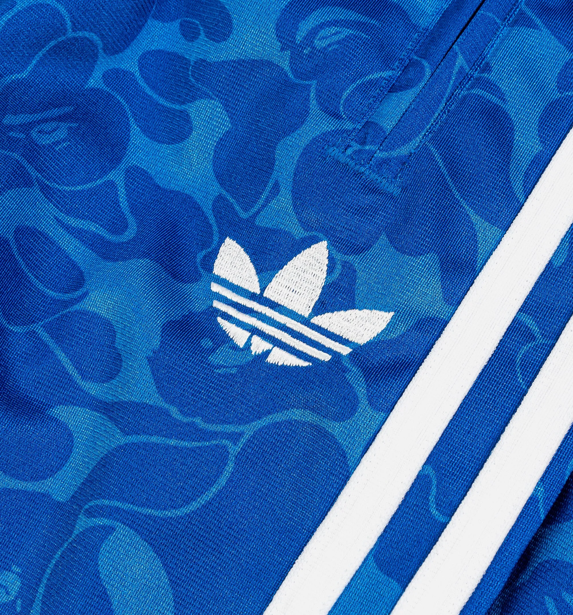 Adidas Clothing Bape x Adidas All Over Print Track Mens Pant - Blue