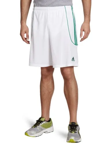 adidas Herren Shorts Squadra II W/B, white/twiligreen, S, 742143 Nike Clothing