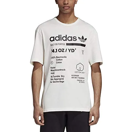 adidas Kaval GRP Tee T-Shirt, Herren,Weiß,S Nike Clothing