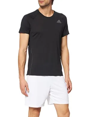 Adidas Mens Adi Runner Tee Black T-Shirt Nike Clothing