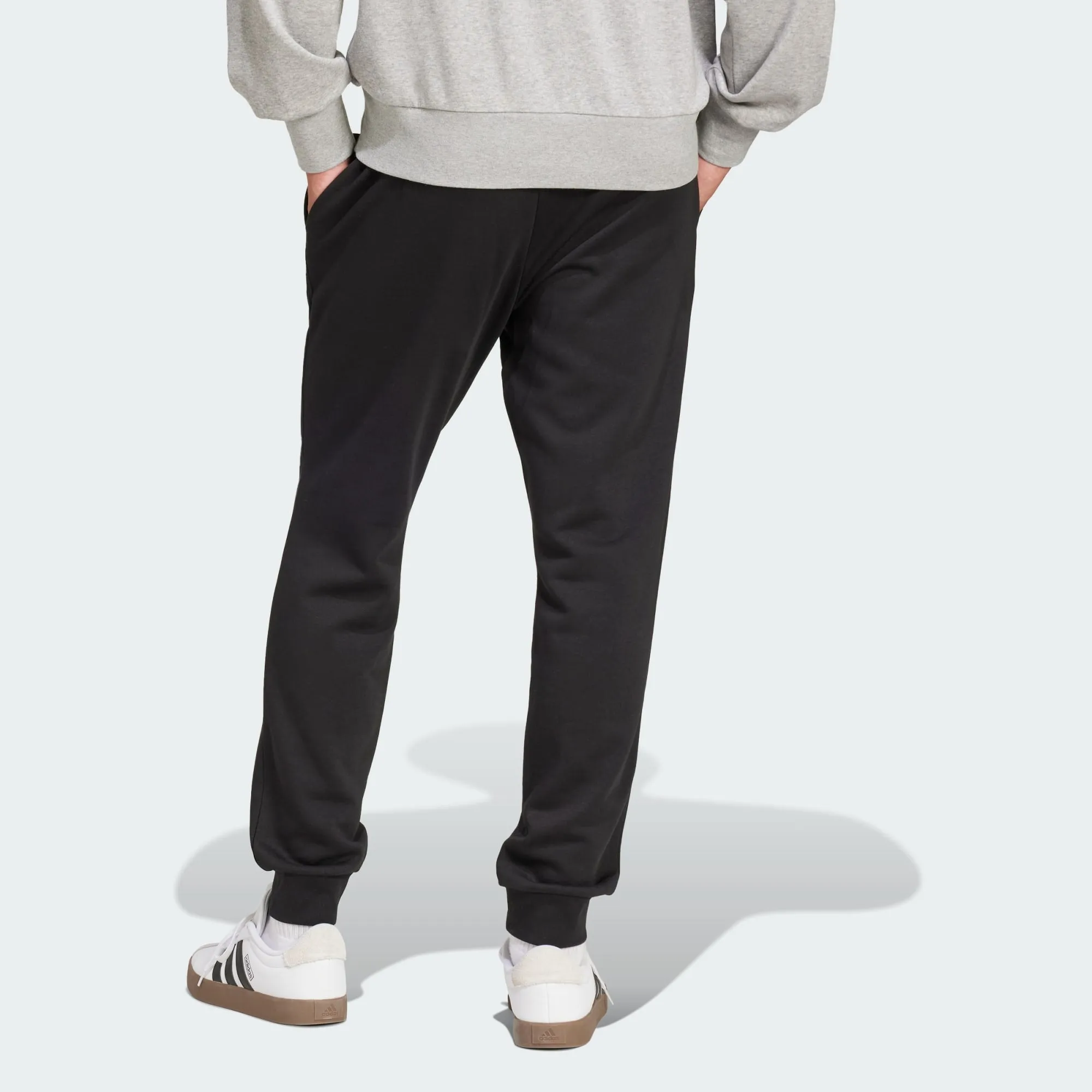 ADIDAS MEN'S ESSENTIALS FEELCOZY FLEECE BLACK PANT Cothing_Mens-Adidas