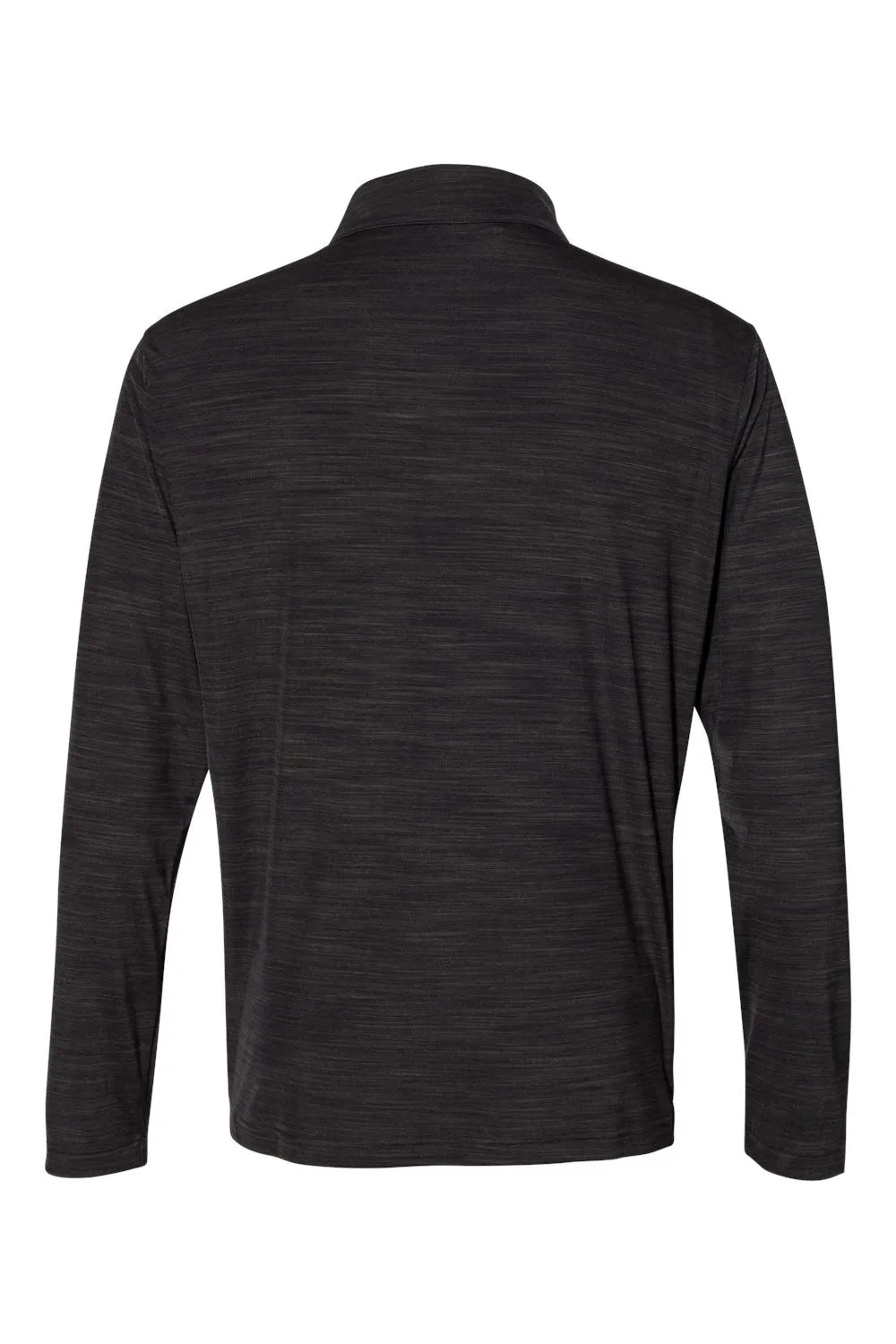Adidas Mens Moisture Wicking 1/4 Zip Sweatshirt - Black Melange