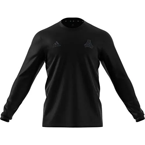 Adidas Mens Tan Logo Tee Ls T-Shirt Nike Clothing