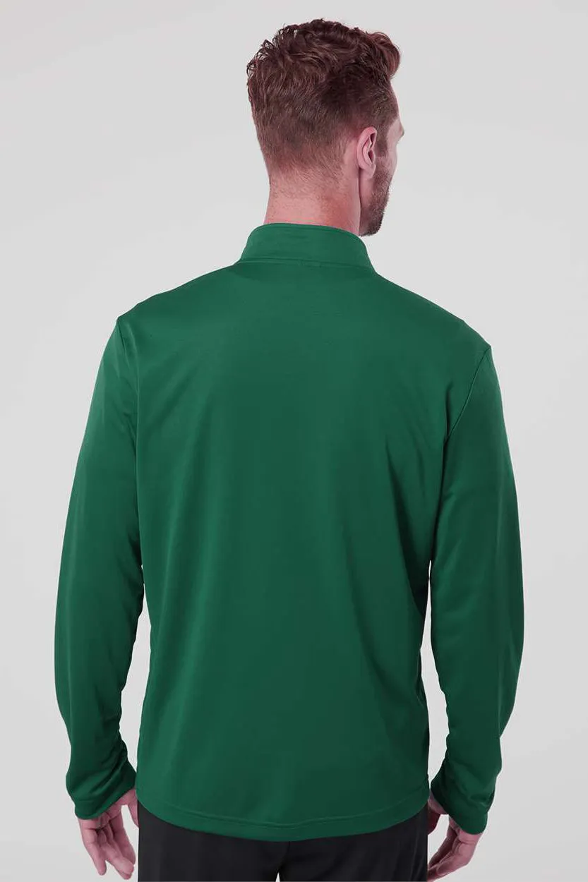 Adidas Mens UPF 50  1/4 Zip Sweatshirt - Collegiate Green