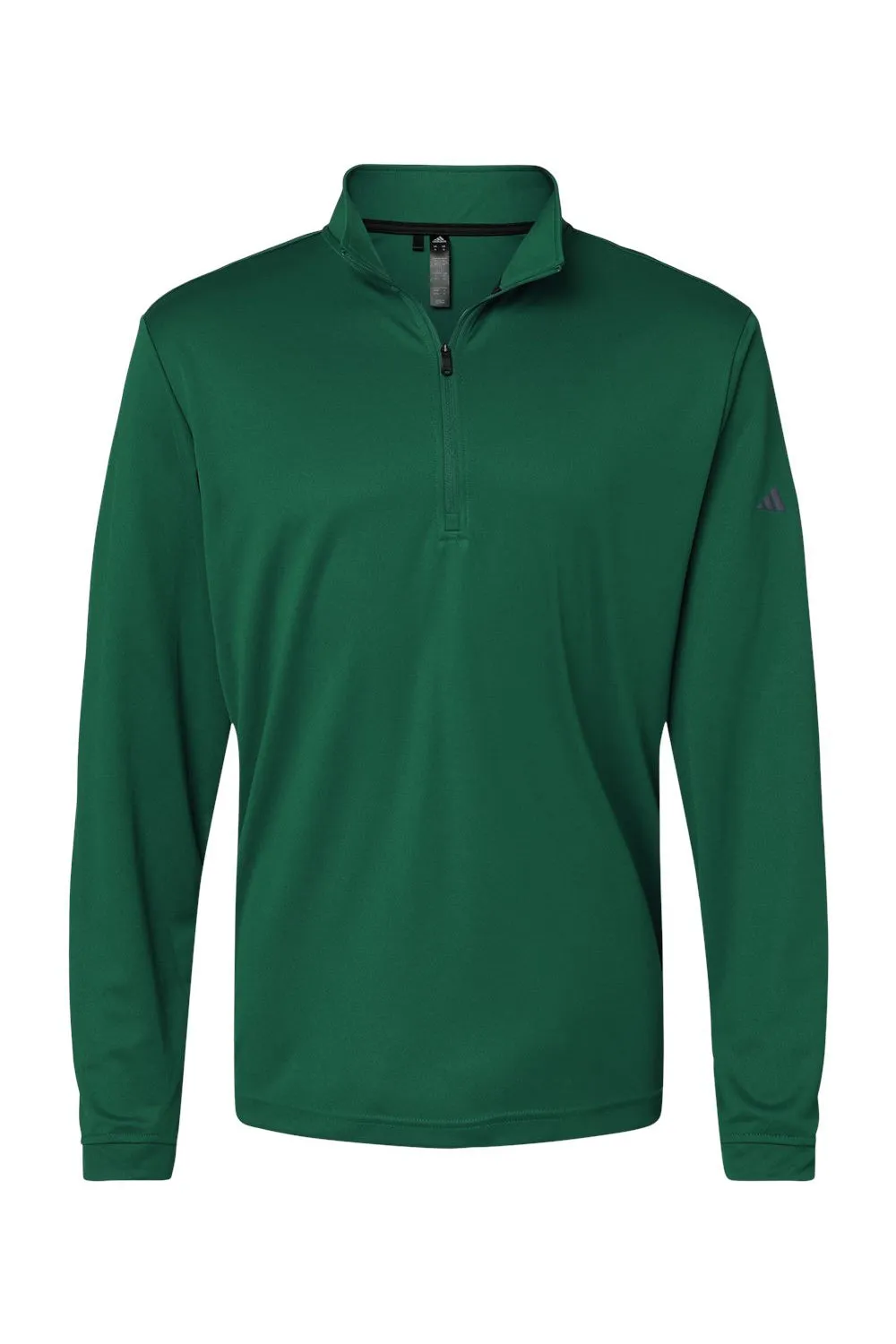 Adidas Mens UPF 50  1/4 Zip Sweatshirt - Collegiate Green