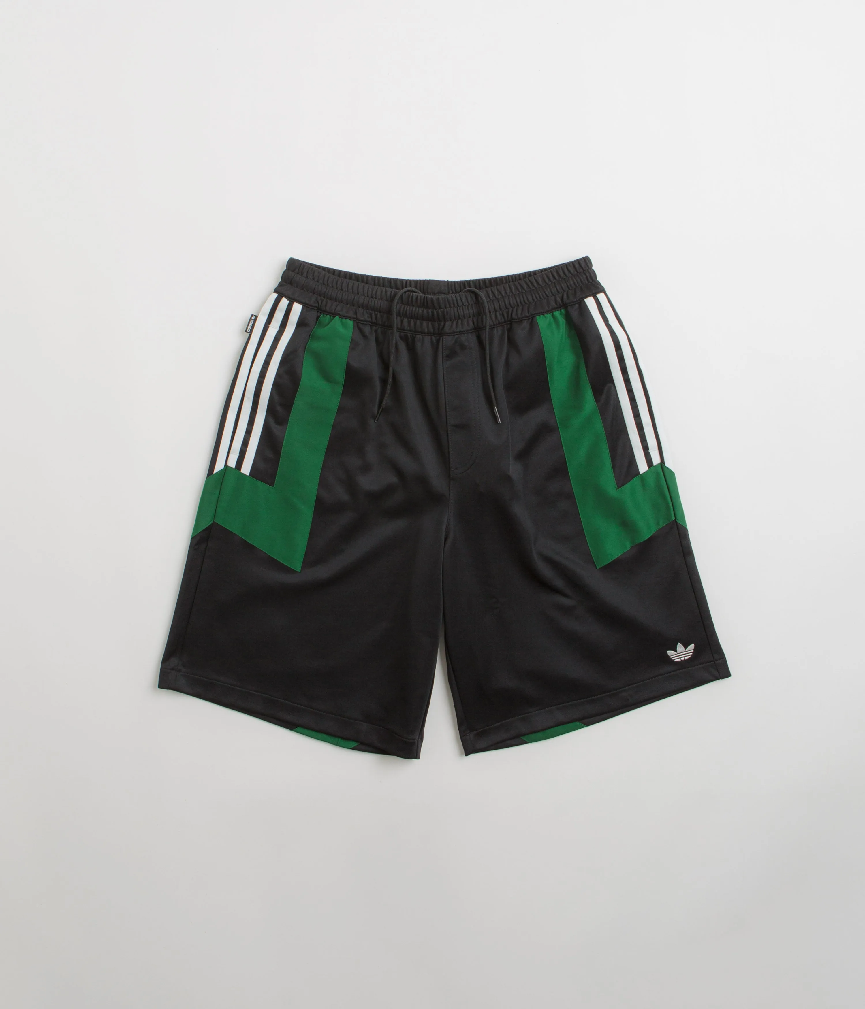 Adidas Skateboarding Football Shorts - Black / Dark Green / White Adidas
