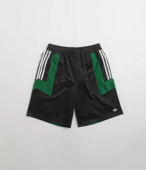 Adidas Skateboarding Football Shorts - Black / Dark Green / White Adidas