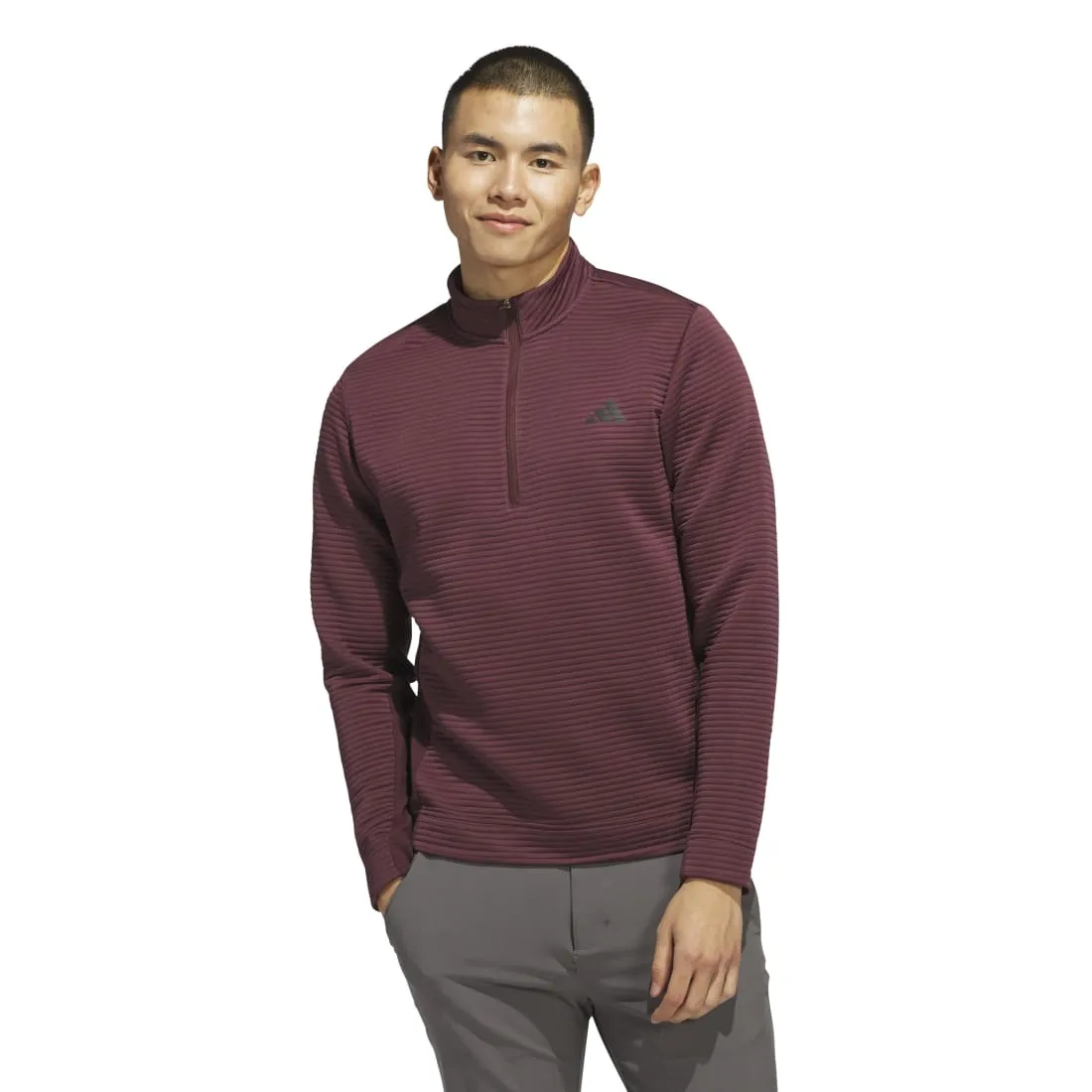 adidas Ultimate365 DWR Textured 1/4-Zip Golf Mid Layer JJ1750