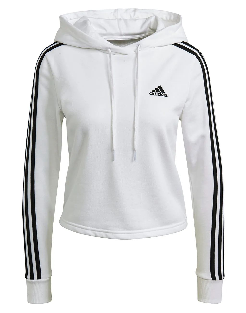 Adidas Women's Adidas 3 Stripe Crop Pullover