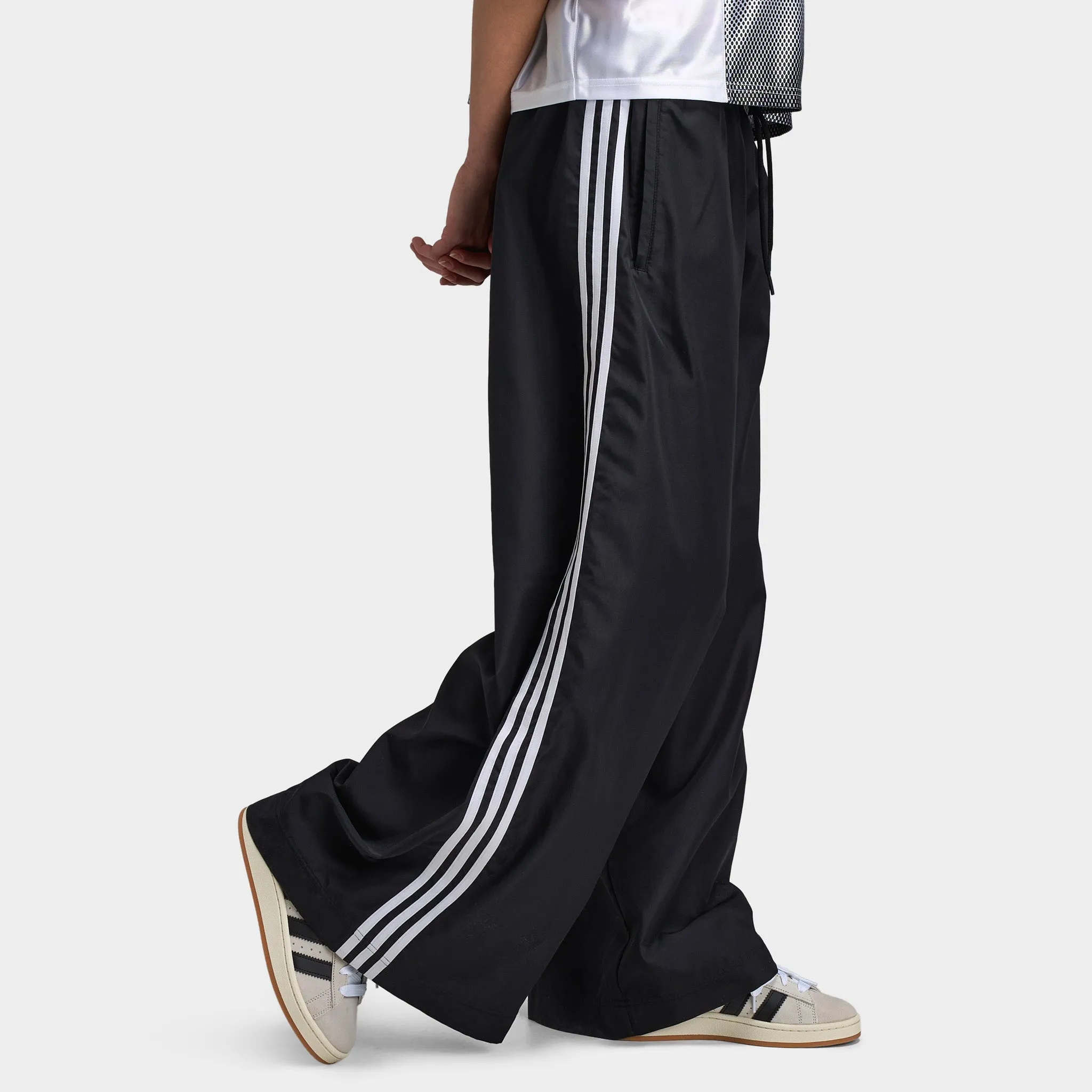 adidas Women's Adilenium Season 3 Oversized Track Pants / Black Clothing_Adidas_Womens