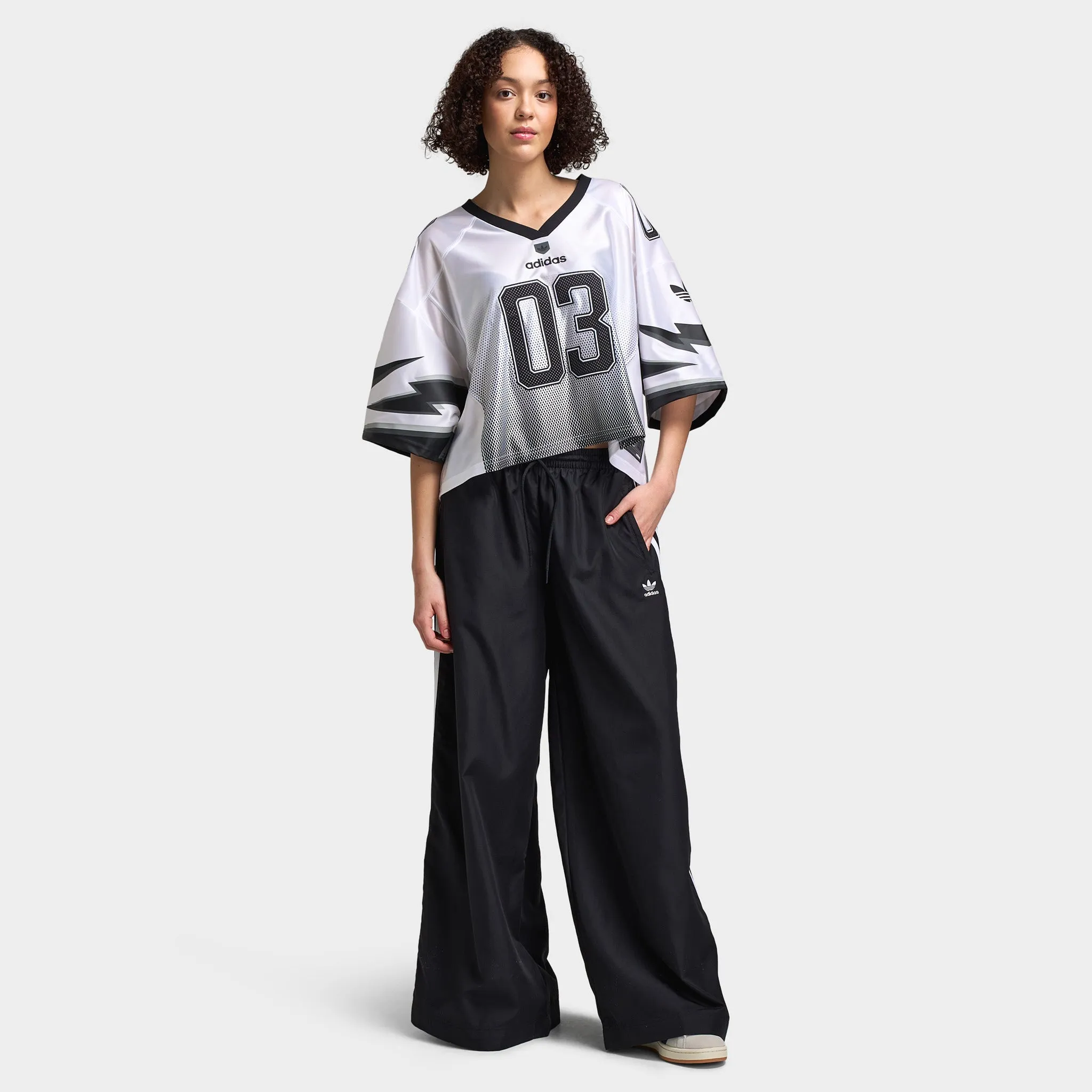 adidas Women's Adilenium Season 3 Oversized Track Pants / Black Clothing_Adidas_Womens