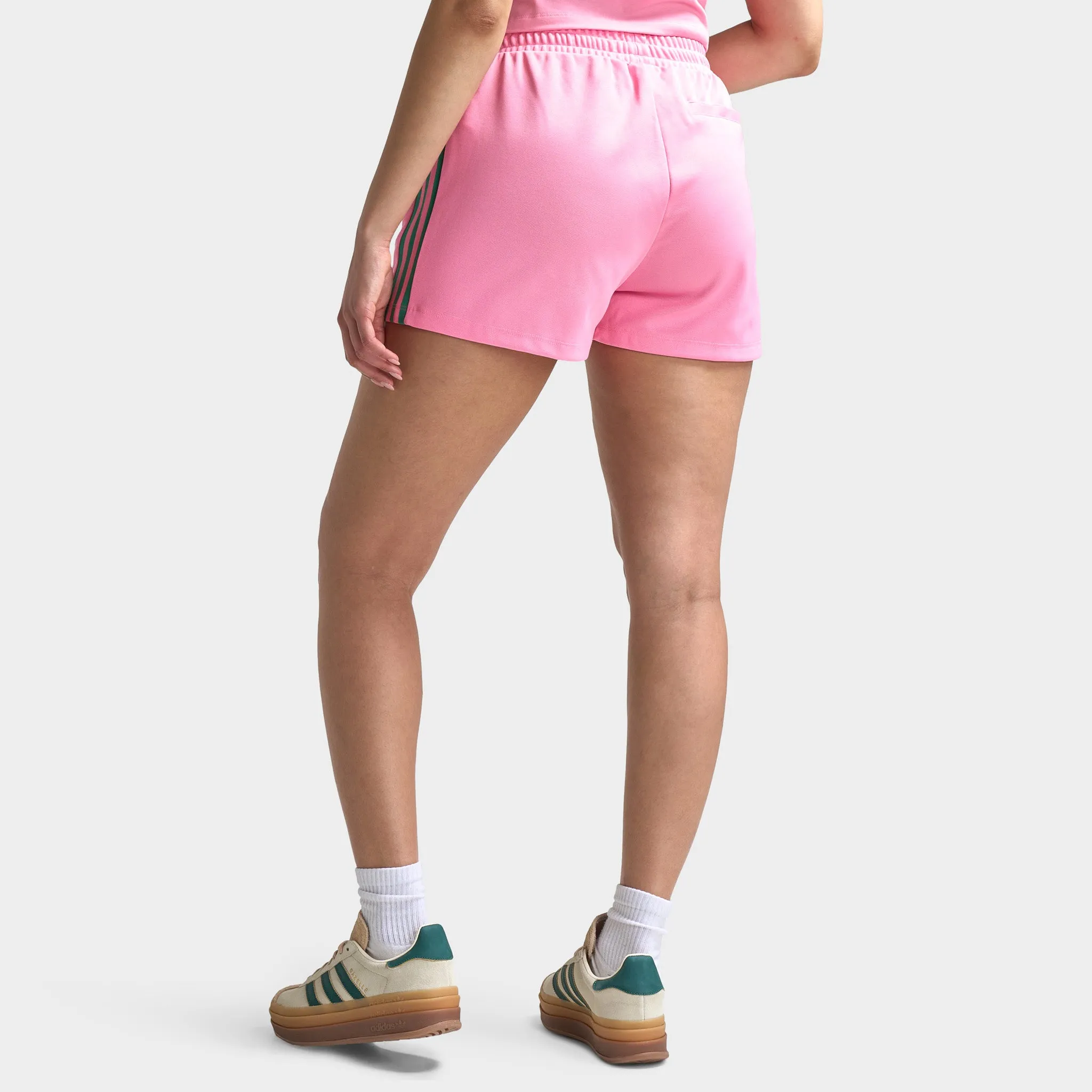 adidas Women's Classic Shorts Bliss Pink / Semi Court Green Clothing_Adidas_Womens