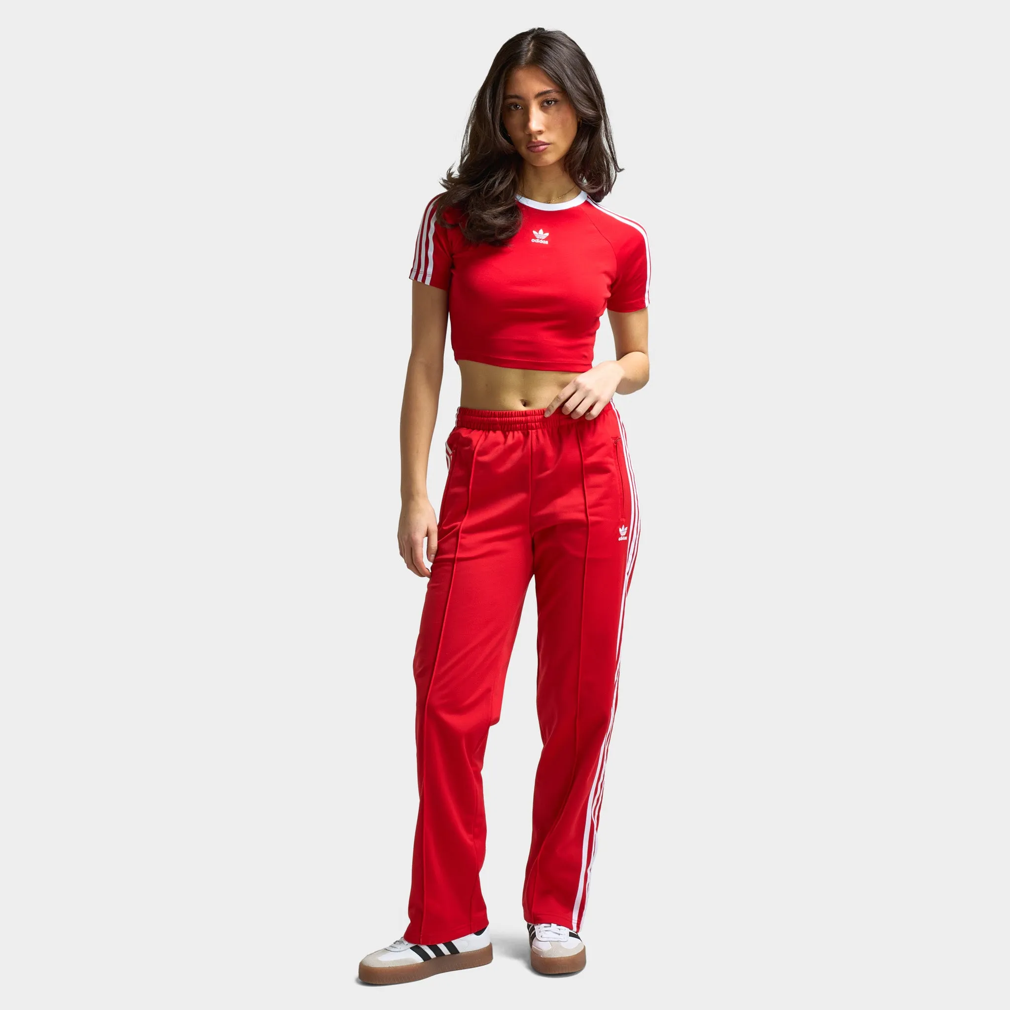 adidas Women's Firebird Track Pants / Better Scarlet Clothing_Adidas_Womens