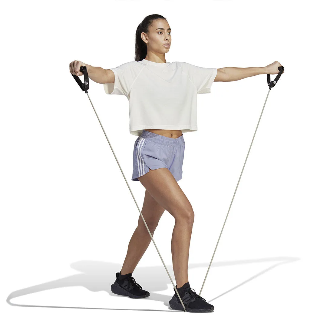adidas - Women's Pacer 3-Stripes Woven Shorts (IB8704)