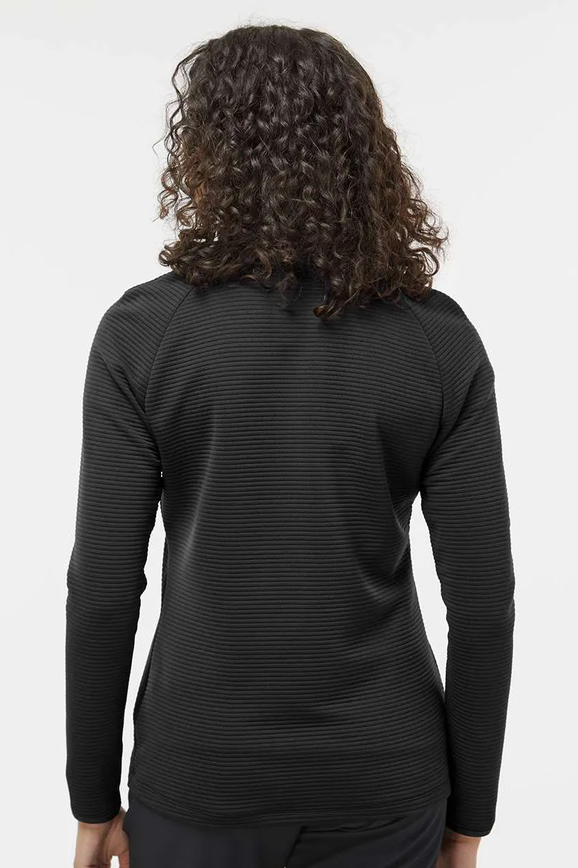 Adidas Womens Spacer 1/4 Zip Sweatshirt - Black