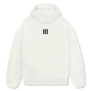 Adidas x Fear Of God Athletics Heavy Fleece Cream White Hoodie Fear of God Essentials Clothing