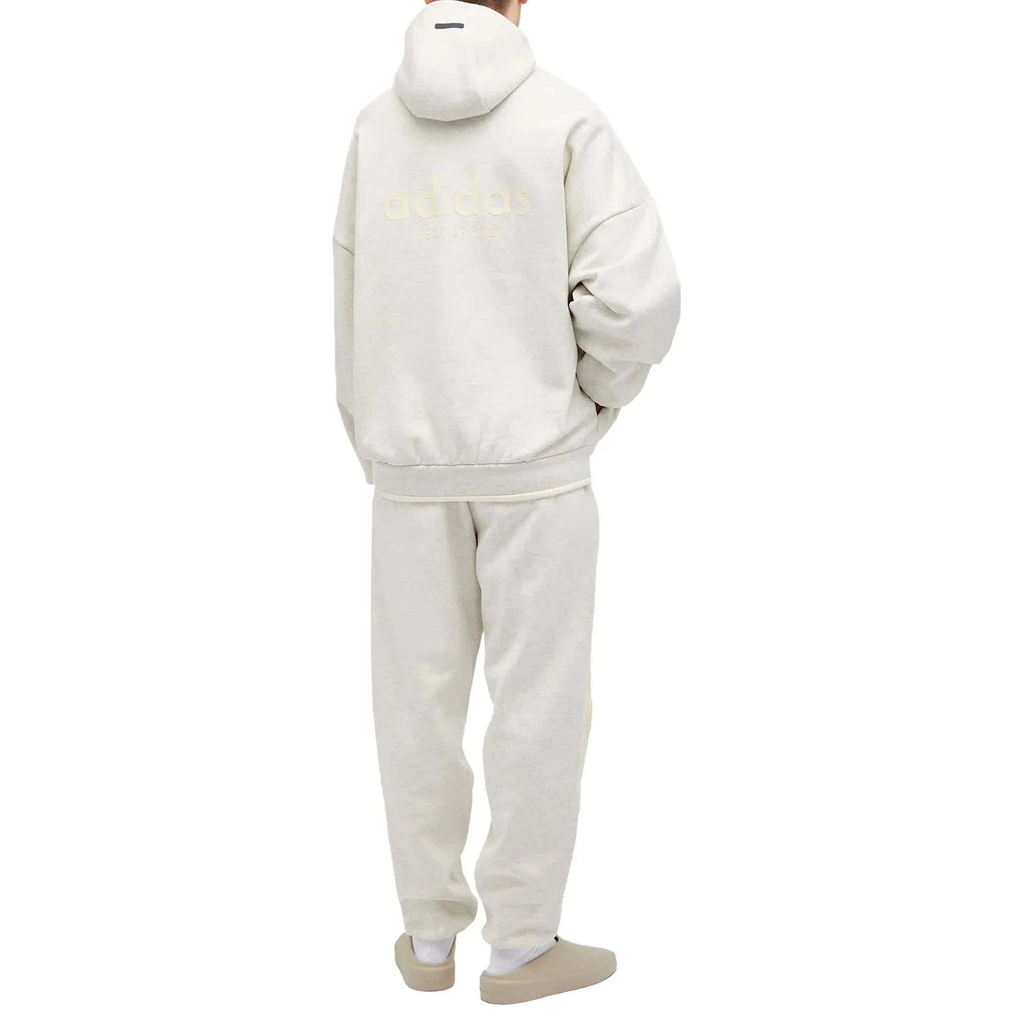 Adidas x Fear Of God Athletics Heavy Fleece Oatmeal Heather Hoodie Fear of God Essentials Clothing