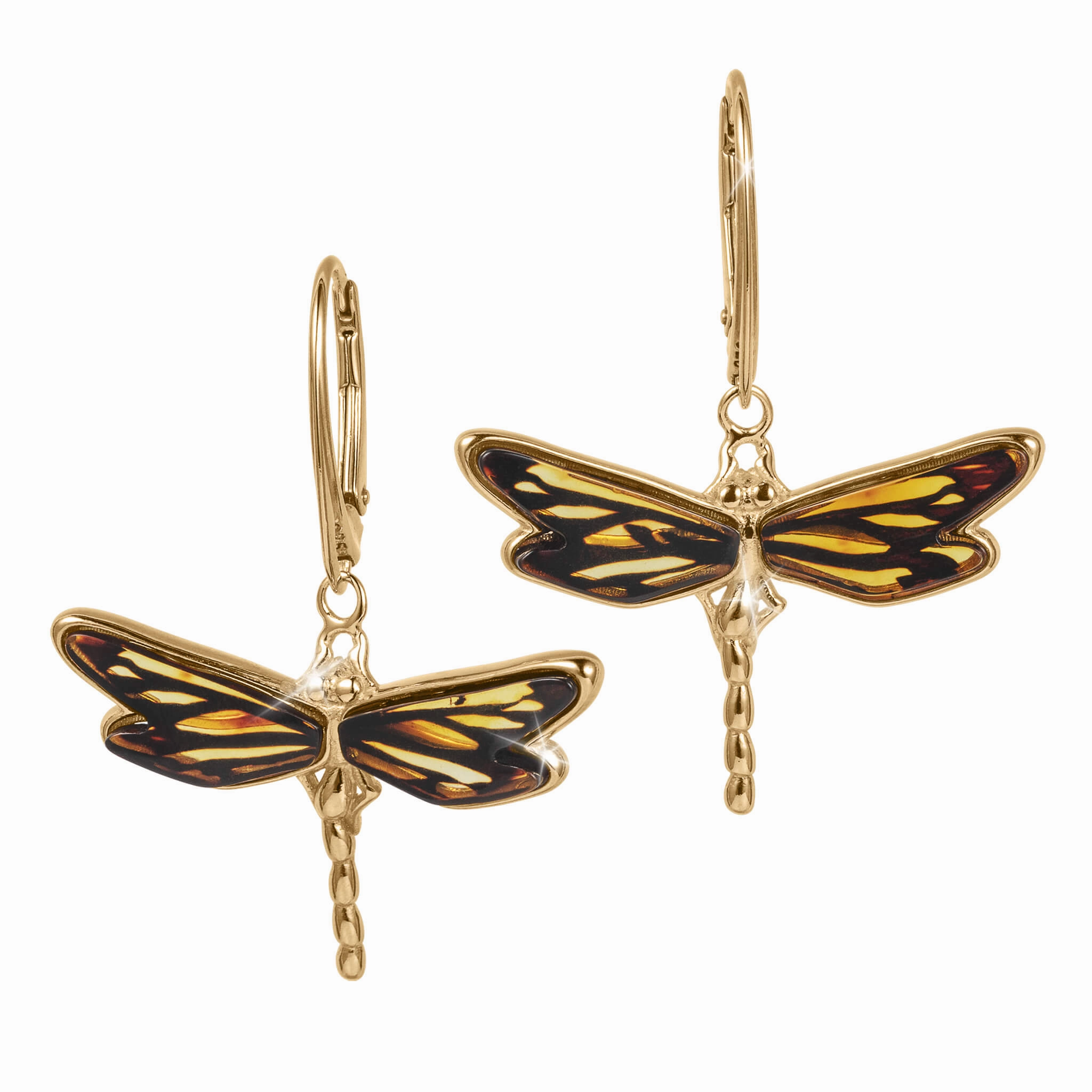 Amber Wings Earrings
