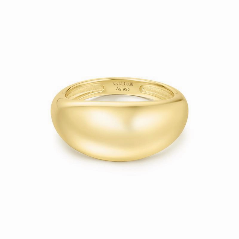 Ania Haie Gold Bold Dome Ring