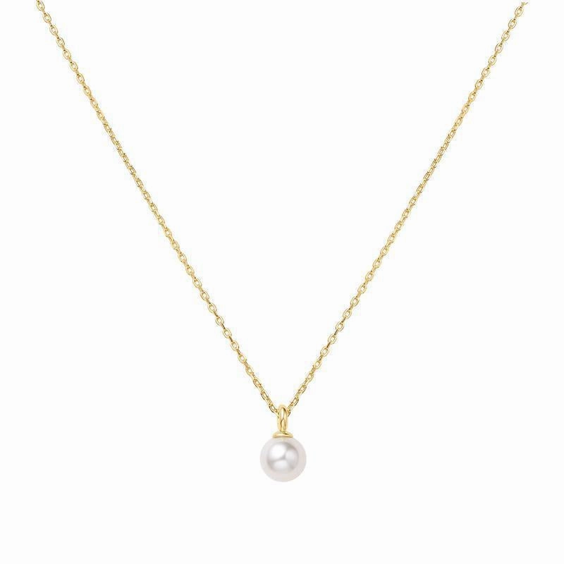 Ania Haie Gold Pearl Drop Pendant Necklace