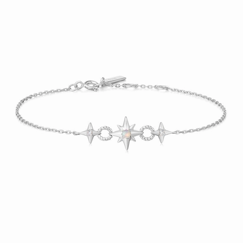 Ania Haie Silver Linked Star Bracelet