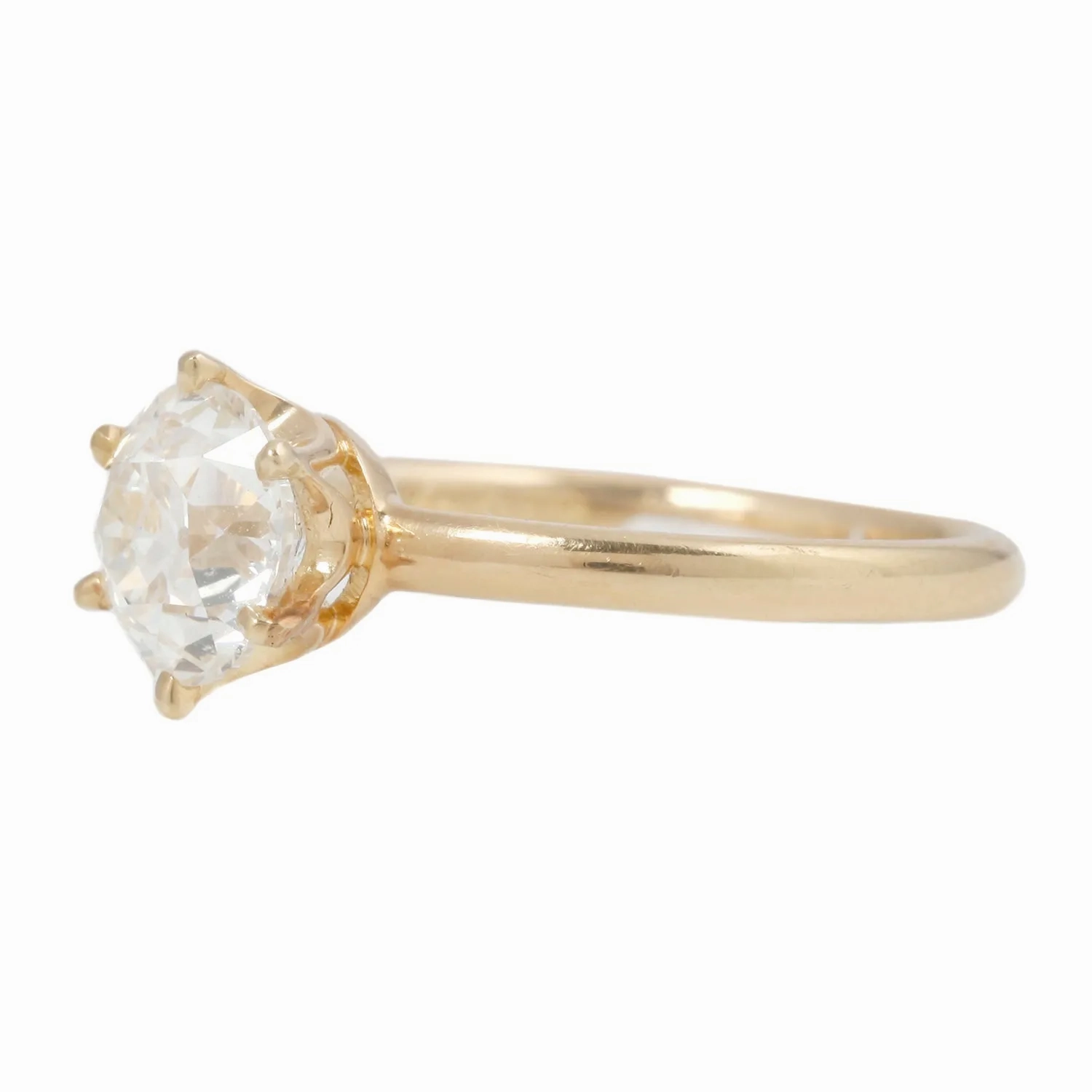Antique Tiffany &amp; Co Six Prong Solitaire Ring