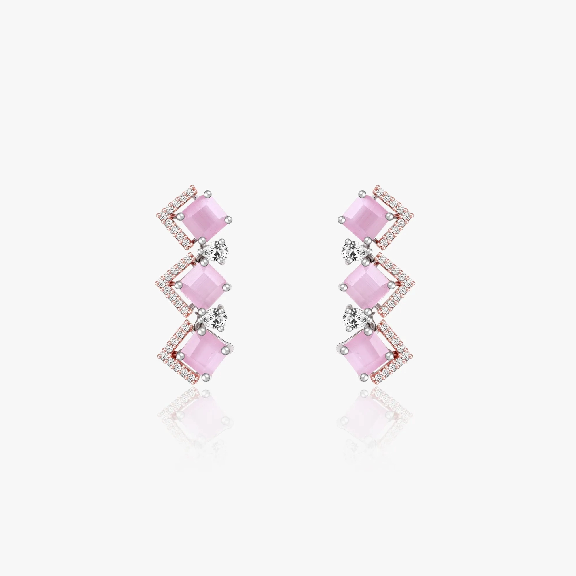 Anushka Sharma French Rose Earrings