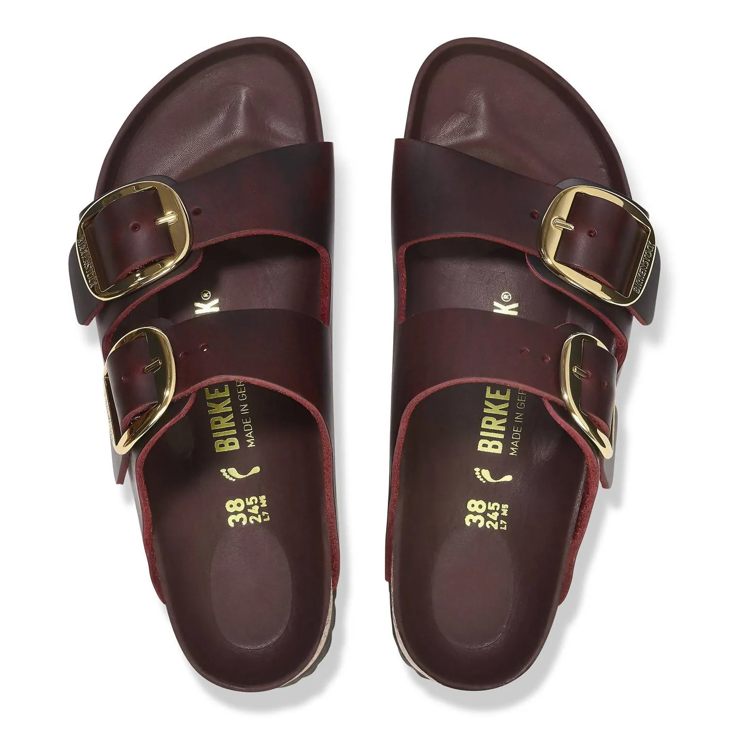 Arizona Big Buckle Sandal - Unisex In Zinfandel