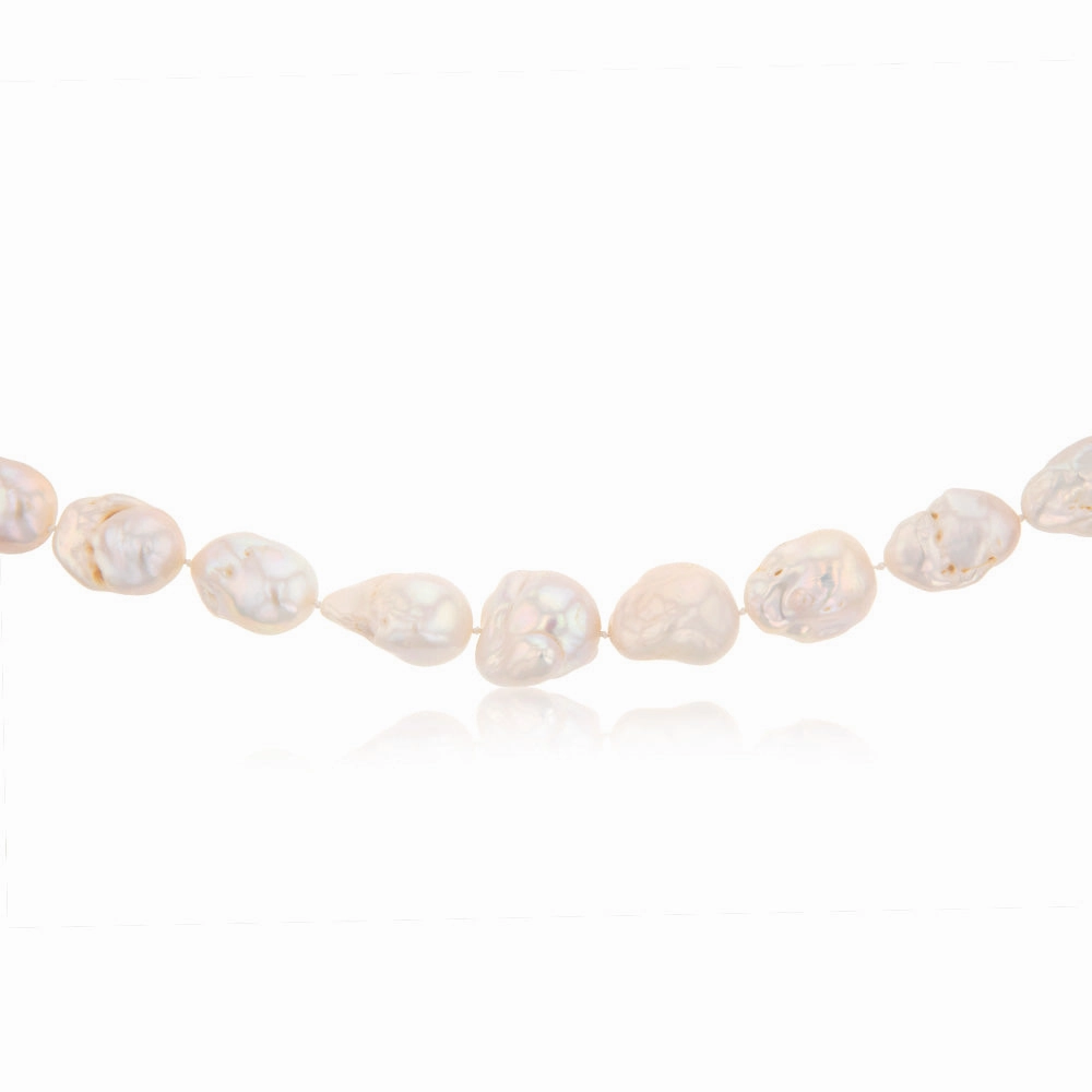 Baroque Pearls 44cm Strand on Sterling Silver Clasp