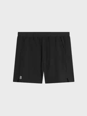 BARRY'S BLACK 5" EMBROIDERED CORE SHORT LINED BARRY'S Clothing