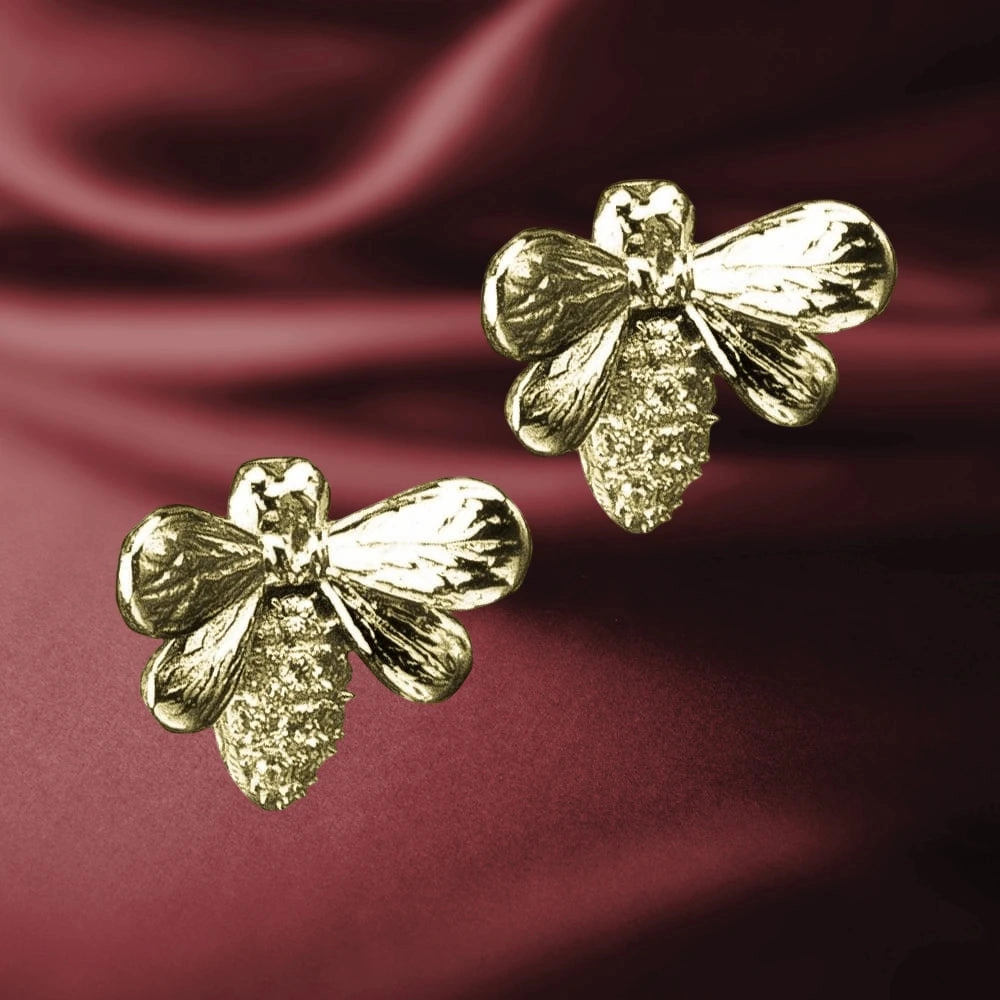 Bee Honeycomb Earrings