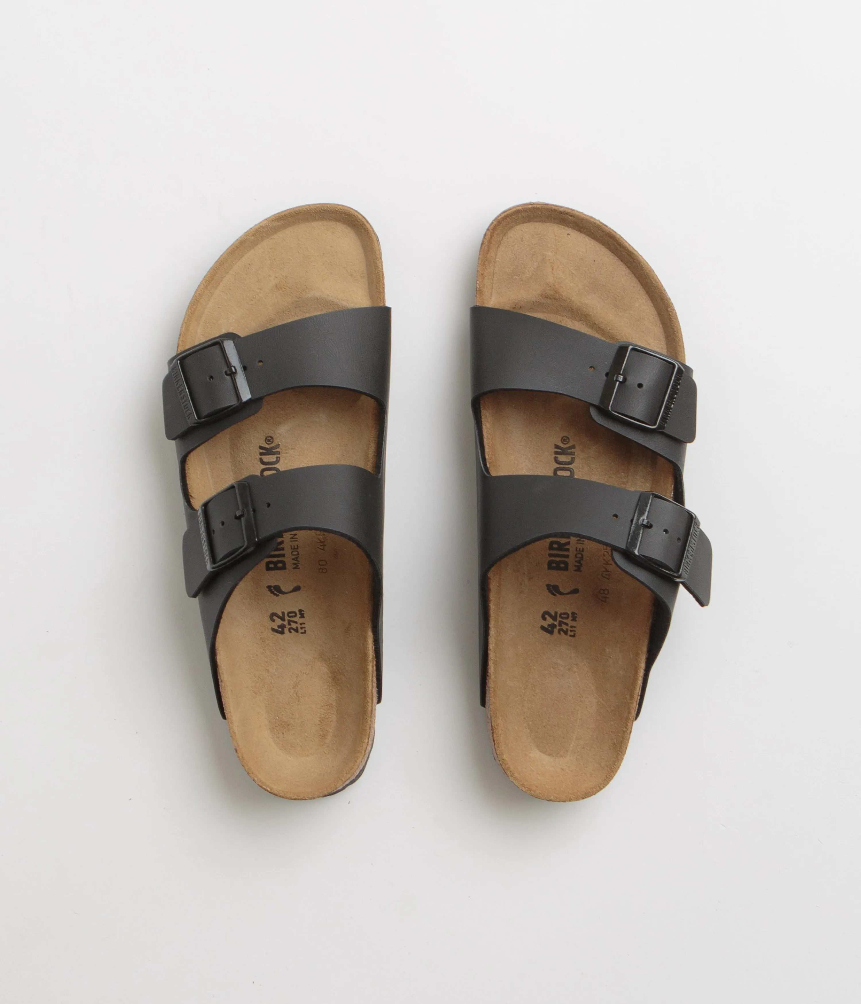 Birkenstock Arizona BF Narrow Sandals - Black Birkenstock Shoes