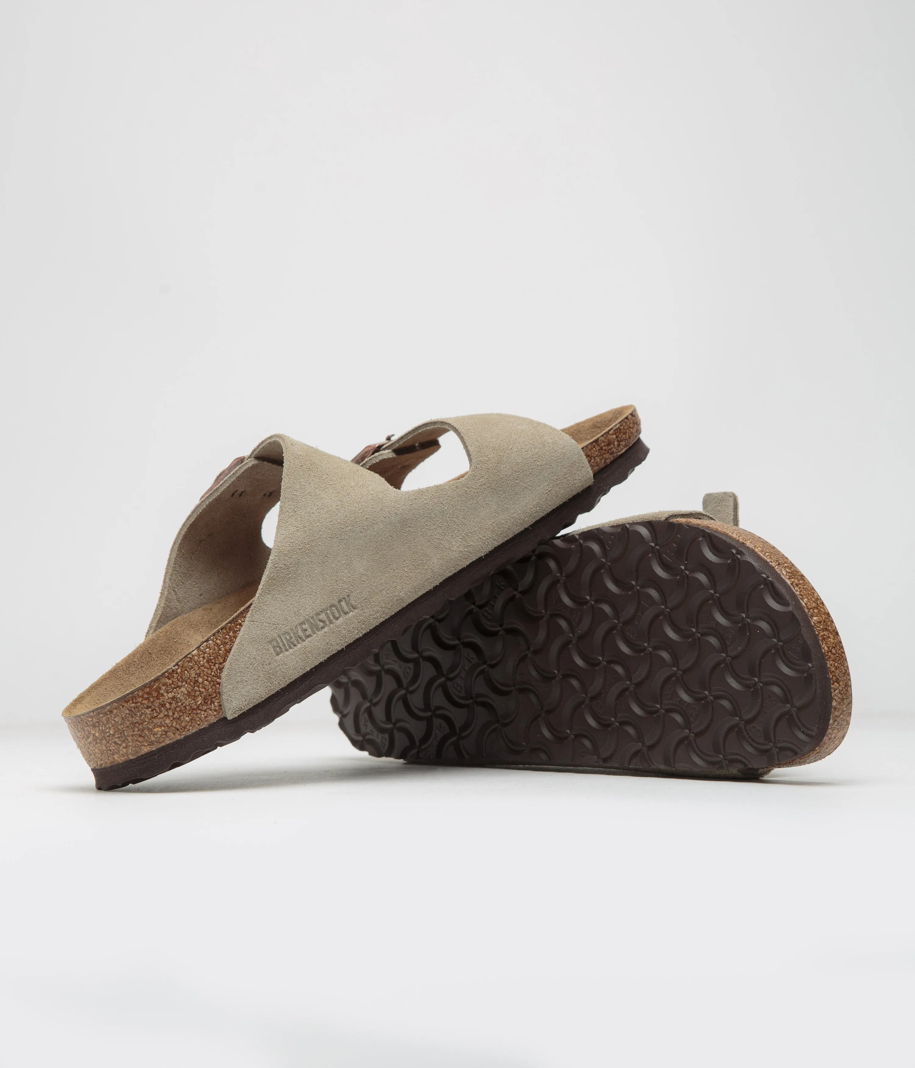 Birkenstock Arizona BS Narrow Sandals - Taupe Birkenstock Shoes