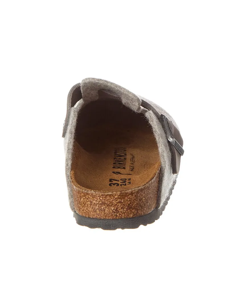 Birkenstock Boston BS Narrow Felt & Leather Clog