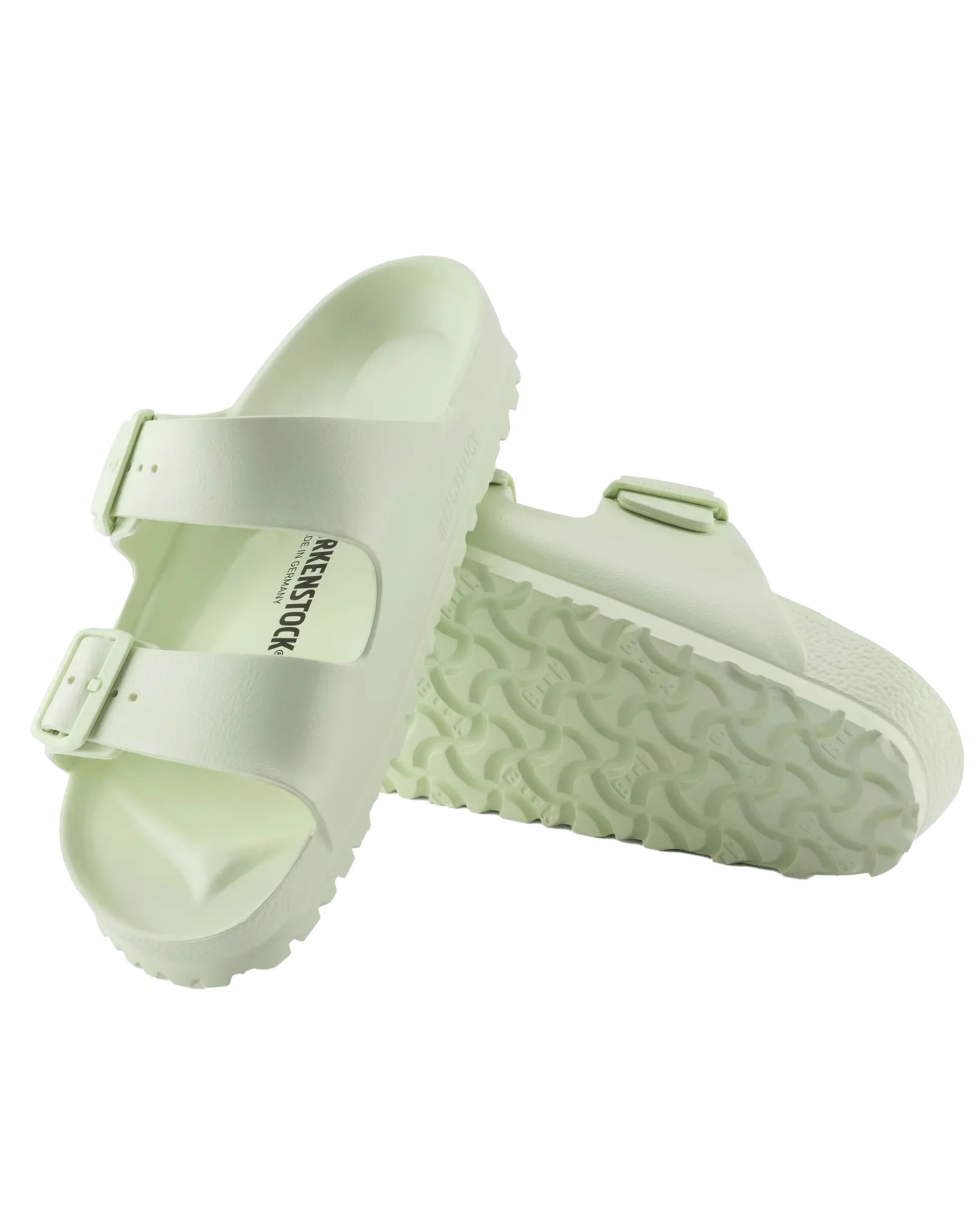 Birkenstock Shoes Arizona EVA Sandals in Faded Lime
