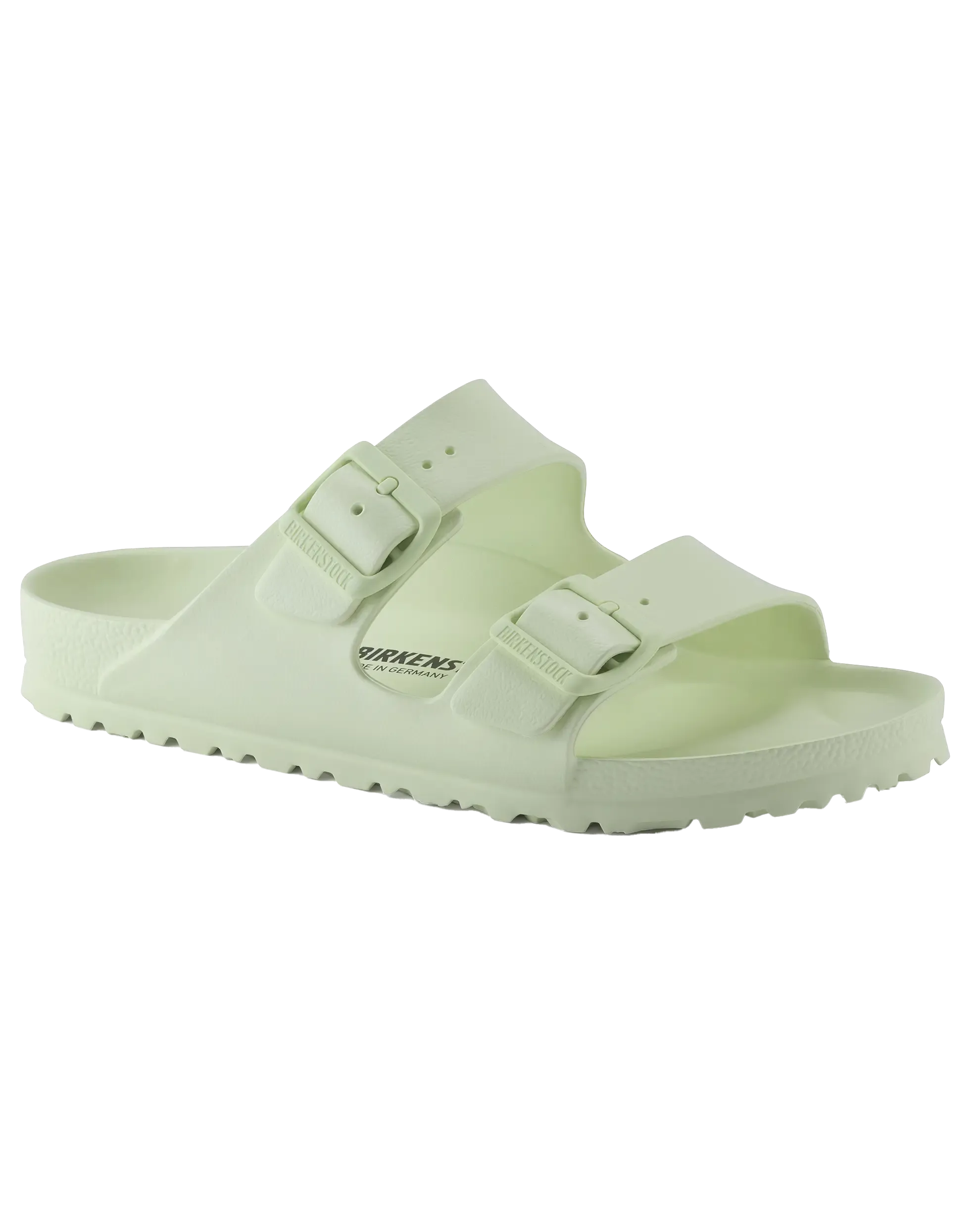 Birkenstock Shoes Arizona EVA Sandals in Faded Lime
