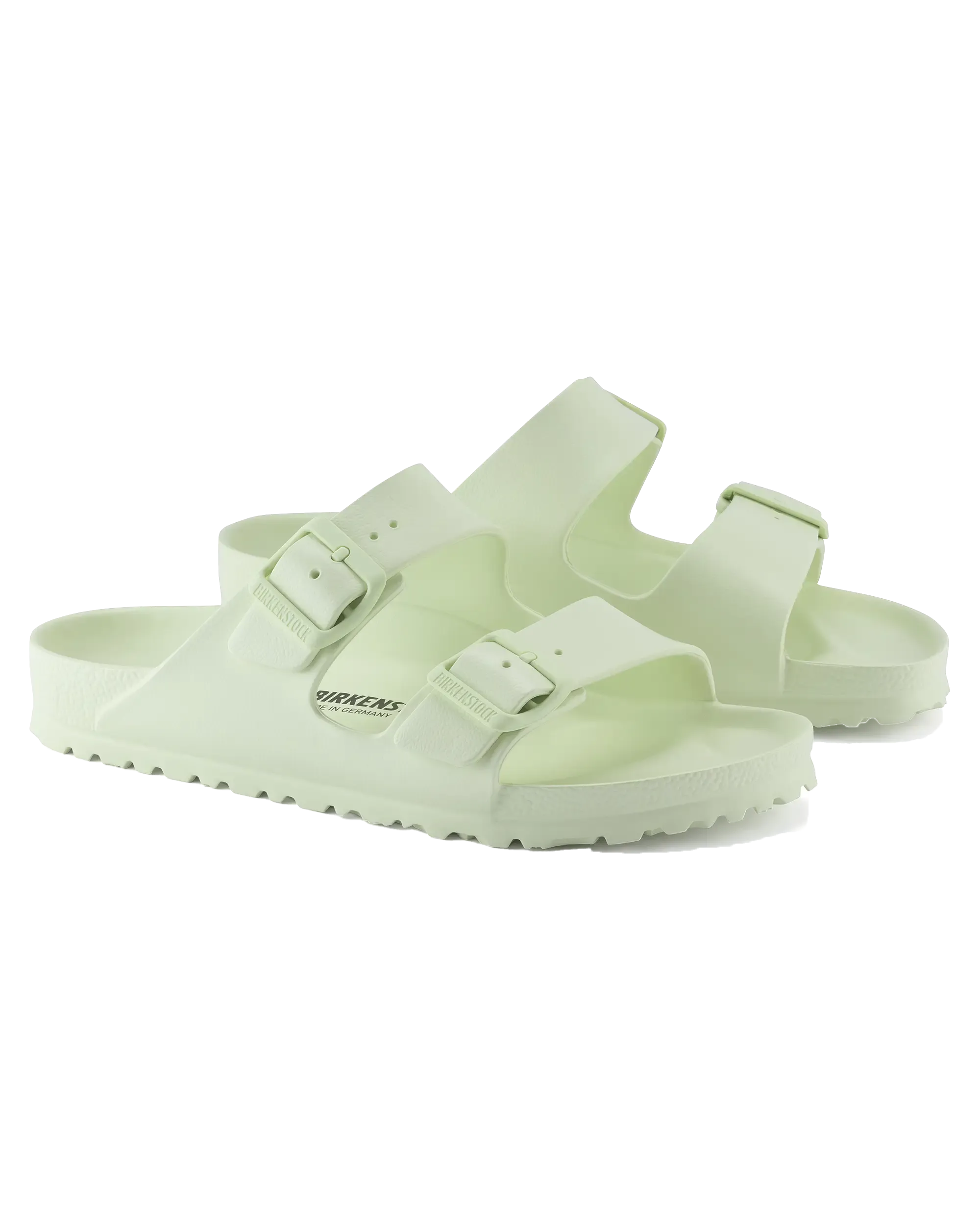 Birkenstock Shoes Arizona EVA Sandals in Faded Lime