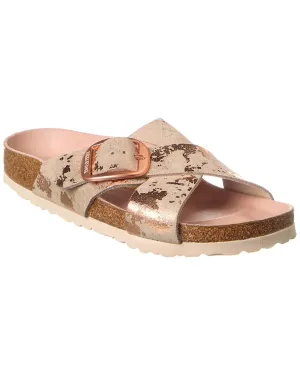 Birkenstock Siena Big Buckle Narrow Fit Suede Sandal