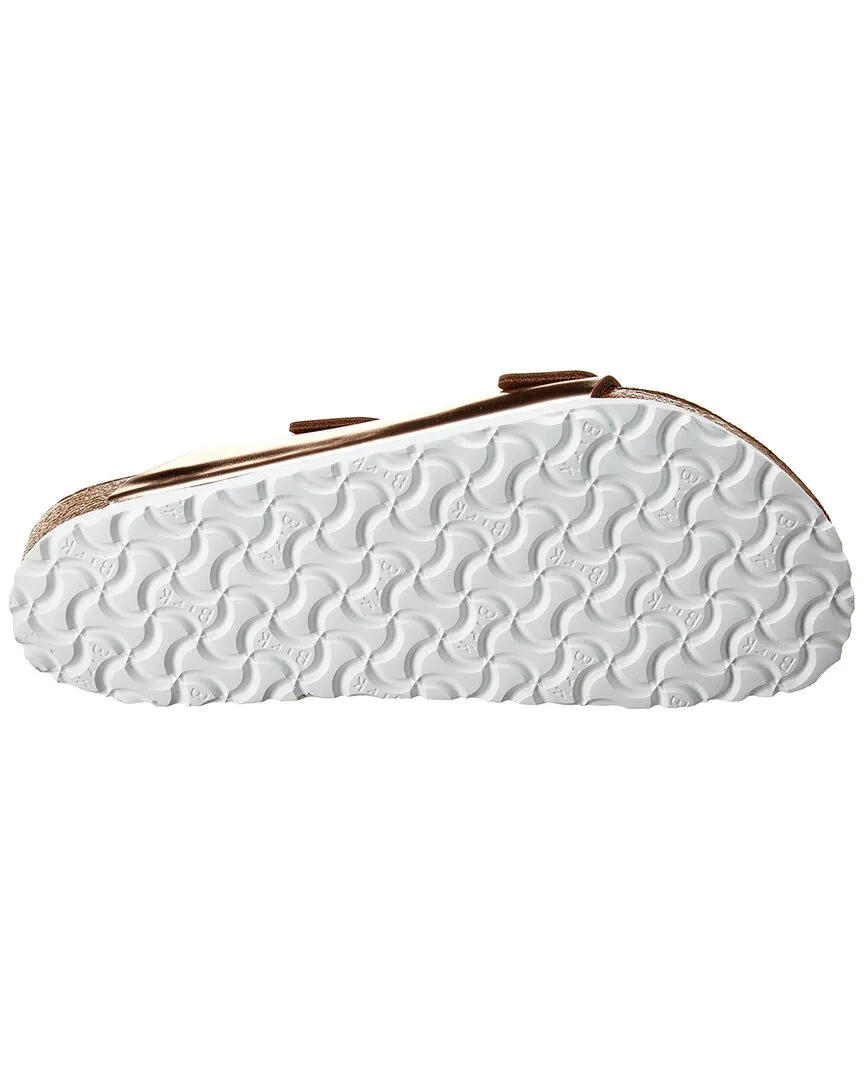 Birkenstock Women's Arizona Soft Footbed Metallic Leather Sandal