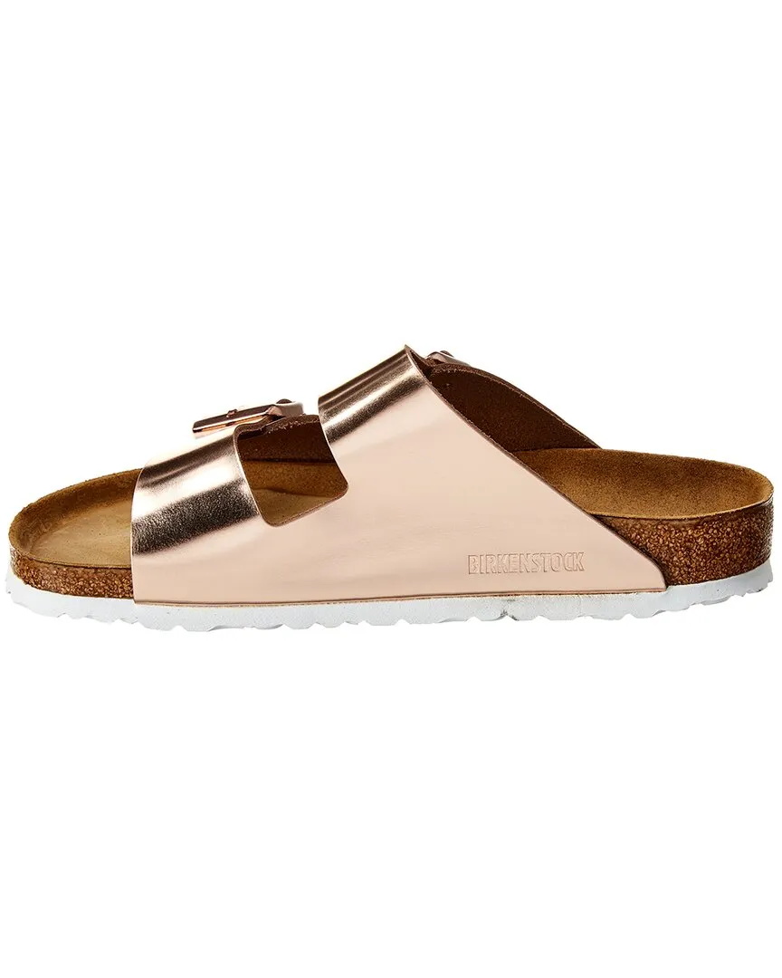 Birkenstock Women's Arizona Soft Footbed Metallic Leather Sandal