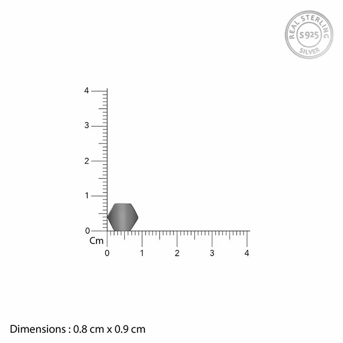 Black Rhodium Aamon Stud For Him